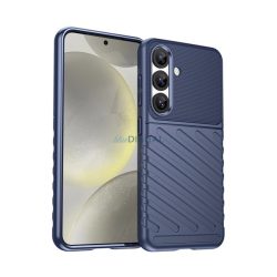   HUSĂ! - Silicon protector de telefon (rezistent la impact, cu dungi, model convex) CUTTING BLUE Samsung Galaxy S25 (SM-S931)