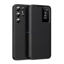   HUSĂ! - Carcasă permanentă (FLIP activ, deschidere laterală, Smart View Cover) BLACK Samsung Galaxy S24 Ultra (SM-S928)