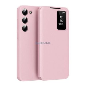 Carcasă Standing (active FLIP, deschidere laterală, Smart View Cover) ROSE COLOUR Samsung Galaxy S22 (SM-S901)