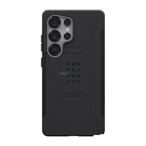 UAG CIVILIAN PRO apărător silicon protector de telefon (rezistență ridicată la impact, MagSafe) BLACK Samsung Galaxy S25 Ultra (SM-S938)