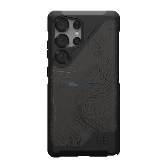 UAG METROPOLIS LT Silicon Phone Protector (rezistență ridicată la impact, MagSafe, model de camuflaj) BLACK Samsung Galaxy S25 Ultra (SM-S938)