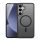 DUX DUCIS YIND silicon telefon protector (rezistent la șocuri, protector de cameră, mat, MagSafe, kickstand) BLACK Samsung Galaxy S25 (SM-S931) DUX DUCIS YIND silicon telefon protector (rezistent la șocuri, protector de cameră, mat, MagSafe, kickstand) BLACK Samsung Galaxy S25 (SM-S931)