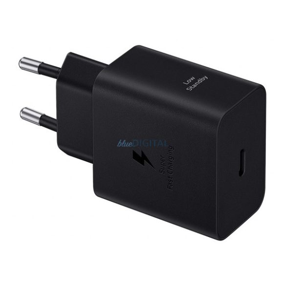 Încărcător de curent alternativ SAMSUNG cu priză Type-C (45W, încărcător rapid PD) NEGRU