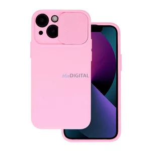 HUSĂ! - Protecție siliconică pentru telefon (mată, interior din microfibră plușată, protecție pentru cameră) CULOARE ROSE Samsung Galaxy S24 FE (SM-S721)
