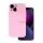 HUSĂ! - Protecție siliconică pentru telefon (mată, interior din microfibră plușată, protecție pentru cameră) CULOARE ROSE Samsung Galaxy S24 FE (SM-S721)
