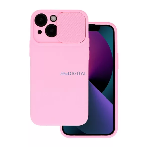 HUSĂ! - Protecție siliconică pentru telefon (mată, interior din microfibră plușată, protecție pentru cameră) CULOARE ROSE Samsung Galaxy S24 FE (SM-S721)