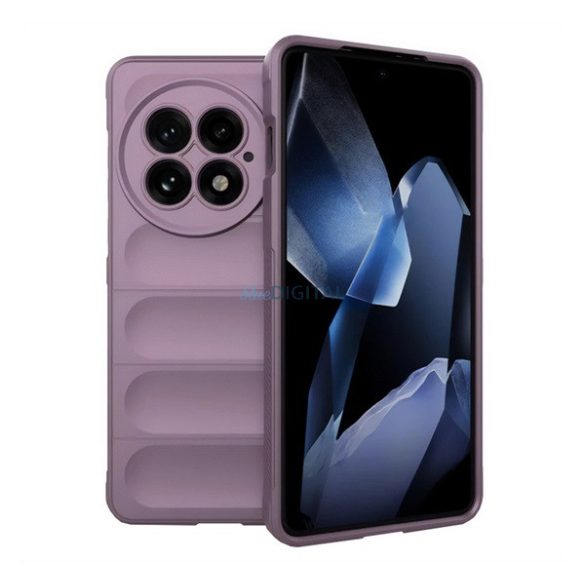Silicon protector de telefon (rezistent la șocuri, protecție cameră, 3D) LILA OnePlus 13 5G