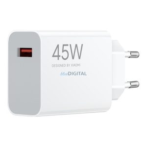 XIAOMI încărcător de rețea Priză USB (45W, încărcător rapid) ALB