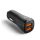 Încărcător auto SPIGEN ESSENTIAL 2 prize USB (30W, încărcător rapid PD 3.0) NEGRU