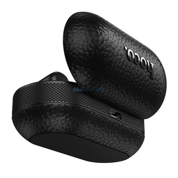 Căști bluetooth HOCO EQ19 STAREO (v5.4, TWS, microfon + încărcător) NEGRU