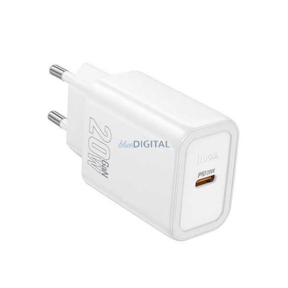 HOCO N60 încărcător de rețea cu priză Type-C (20W, încărcător rapid PD 3.0) ALB