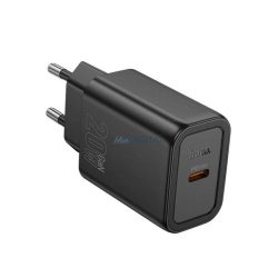   HOCO N60 încărcător de rețea cu priză Type-C (20W, încărcător rapid PD 3.0) NEGRU