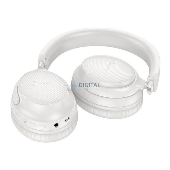 Căști bluetooth HOCO W53 STAR (v5.0, pliabile, conector jack de 3,5 mm) ALB