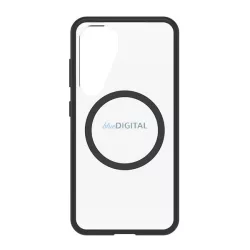   HUSĂ! - OTTERBOX REACT silicon telefon protector (rezistent la șocuri, pernă de aer toc, MagSafe) BLACK Samsung Galaxy S25 Plus (SM-S936)