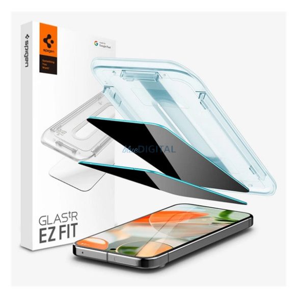 SPIGEN EZ FIT ecran protector de sticlă (2.5D, 0.2mm, 9H + cadru) pentru Google Pixel 9 Pro XL