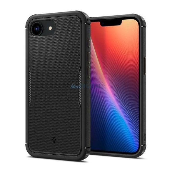 SPIGEN CRYSTAL FLEX MAGSAFE silicon telefon protector (rezistent la impact, colț pernă de aer, MagSafe) Negru Apple iPhone 16e