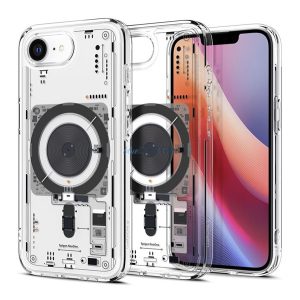 SPIGEN ULTRA HYBRID MAG NEO ONE plastic protector de telefon (rezistent la șocuri, bubble frame, MagSafe) pentru Apple iPhone 16e