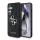 HUSĂ! - GUESS 4G BIG LOGO silicon protector de telefon (rezistent la șocuri, piele efect spate) Negru Samsung Galaxy S25 Plus (SM-S936)