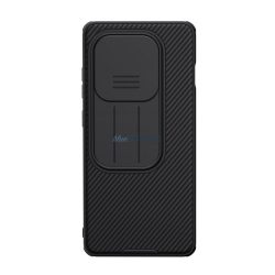   HUSĂ! - NILLKIN CAMSHIELD PRO silicon telefon protector (rezistent la șocuri, protector de cameră, cu dungi) NEGRU OnePlus 13R 5G