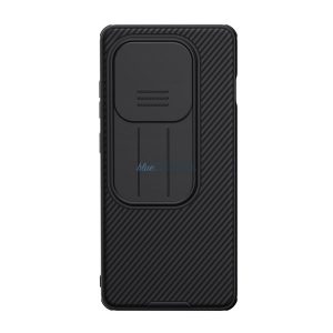 NILLKIN CAMSHIELD PRO silicon telefon protector (rezistent la șocuri, protector de cameră, cu dungi) NEGRU OnePlus 13R 5G