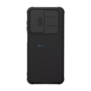HUSĂ! - NILLKIN CAMSHIELD PRO silicon protector de telefon (rezistent la șocuri, protector de cameră, cu dungi) Negru Samsung Galaxy A26 5G (SM-A266)