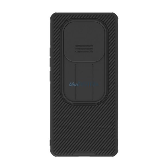 NILLKIN CAMSHIELD PRO silicon protector de telefon (rezistent la șocuri, protector de cameră, cu dungi) Negru Xiaomi Redmi Notă 14 Pro 5G