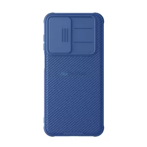 HUSĂ! - NILLKIN CAMSHIELD PRO silicon protector de telefon (rezistent la șocuri, protector de cameră, cu dungi) BLUE Samsung Galaxy A26 5G (SM-A266)