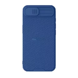   HUSĂ! - NILLKIN CAMSHIELD PRO silicon telefon protector (rezistent la șocuri, protecția camerei, cu dungi) BLUE Apple iPhone 16e