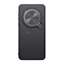   HUSĂ! - NILLKIN CAMSHIELD PROP MAGNETIC silicon telefon protector (rezistent la șocuri, aparat de fotografiat protector, protector spate, dungi) Negru Honor Magic7 Pro