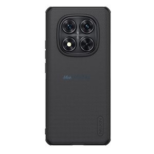 NILLKIN SUPER FROSTED PRO MAGNETIC plastic protector de telefon (magnetic, rezistent la impact, cauciucat) Negru Xiaomi Redmi Notă 14 Pro 5G