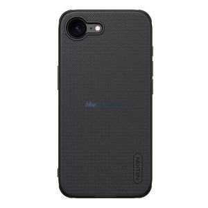 NILLKIN SUPER FROSTED PRO plastic protector de telefon (rezistent la impact, cauciucat, suprafață aspră) Negru Apple iPhone 16e