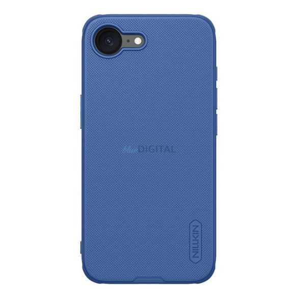 NILLKIN SUPER FROSTED PRO plastic protector de telefon (rezistent la impact, cauciucat, suprafață aspră) BREECH BLUE Apple iPhone 16e