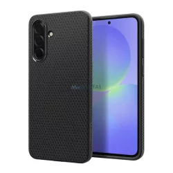   HUSĂ! - SPIGEN LIQUID AIR silicon telefon protector (rezistent la șocuri, bubble heel, diamant) Negru Samsung Galaxy A36 5G (SM-A366)