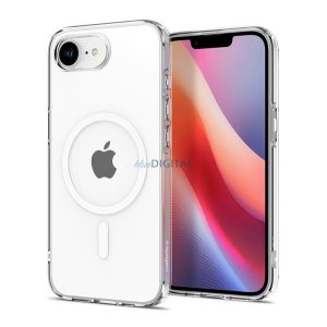 SPIGEN LIQUID CRYSTAL MAGSAFE silicon protector de telefon (rezistență la impact, bubble heel, MagSafe) pentru Apple iPhone 16e