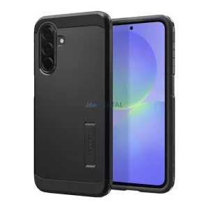 HUSĂ! - SPIGEN TOUGH ARMOR silicon protector de telefon (rezistent la șocuri, absorbție a șocurilor) Negru Samsung Galaxy A36 5G (SM-A366)