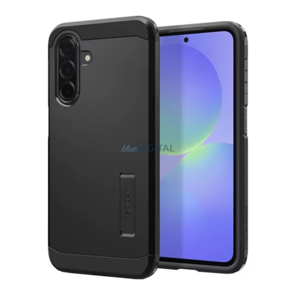 HUSĂ! - SPIGEN TOUGH ARMOR silicon protector de telefon (rezistent la șocuri, absorbție a șocurilor) Negru Samsung Galaxy A36 5G (SM-A366)