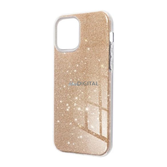 Silicon protector de telefon (interior din plastic, spate lucios) Auriu Apple iPhone 16e