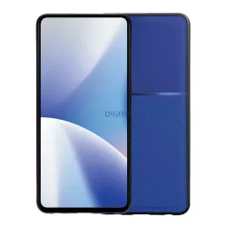   HUSĂ! - Silicon protector de telefon (rezistent la șocuri, magnetic, efect de piele spate, dungi) CUTTING BLUE Xiaomi Redmi Notă 14 Pro 4G