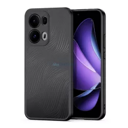   HUSĂ! - DUX DUCIS AIMO silicon telefon protector (rezistent la șocuri, protector de cameră, mat, val) Negru Oppo Reno 13 Pro
