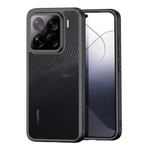 HUSĂ! - DUX DUCIS AIMO silicon protector de telefon (rezistent la șocuri, protector de cameră, mat, val) Negru Xiaomi 15