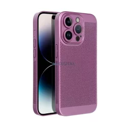   HUSĂ! - Protector de plastic pentru telefon (respirabil, cu găuri, protecție pentru cameră) Violet Xiaomi Redmi Note 14 Pro 4G
