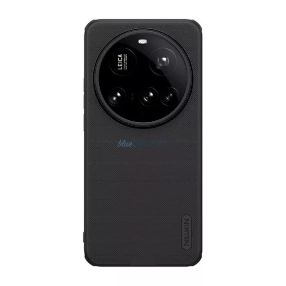 HUSĂ! - NILLKIN SUPER FROSTED PRO plastic protector de telefon (rezistent la impact, cauciucat, suprafață aspră) Negru Xiaomi 15 Ultra