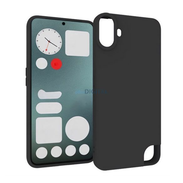 Silicon protector de telefon (mat) Negru Nimic CMF Phone 1