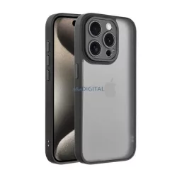   HUSĂ! - Silicon protector de telefon (rezistent la șocuri, spate acrilic, protector de cameră) Negru Xiaomi Redmi Notă 14 Pro 4G