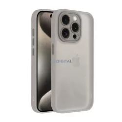   HUSĂ! - Silicon protector de telefon (rezistent la șocuri, spate acrilic, protector de cameră) CLEAR GREY Xiaomi Redmi Note 14 Pro 4G