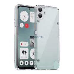   HUSĂ! - Silicon protector de telefon (rezistență la impact, spate transparent) TRANSFER Nimic CMF Phone 1