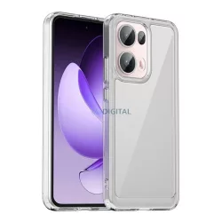   HUSĂ! - Silicon protector de telefon (rezistent la șocuri, spate transparent) pentru Oppo Reno 13 Pro