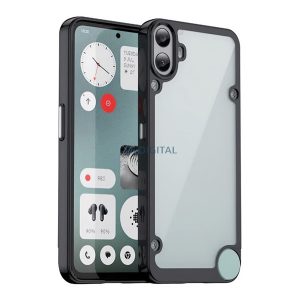 Silicon protector de telefon (rezistent la impact, spate transparent) Negru Nothing CMF Phone 1