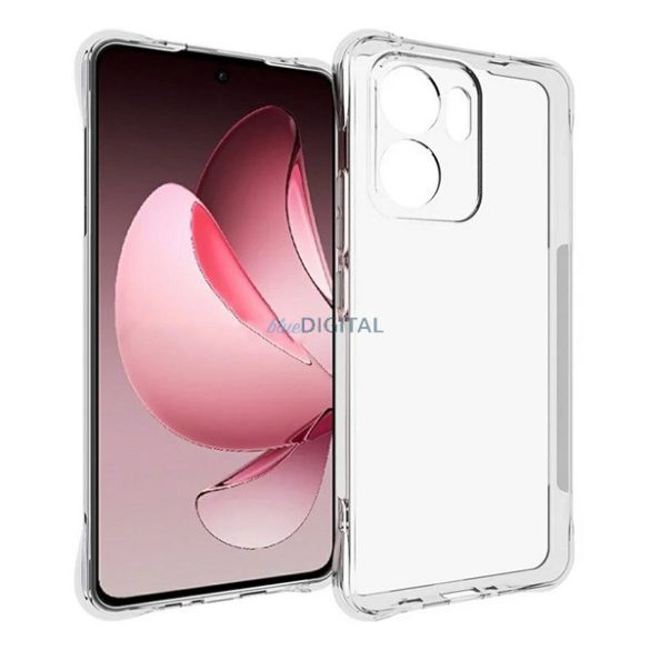 Silicon protector de telefon (rezistență la șocuri, hover colț) TRANSFER Oppo Reno 13 F 5G