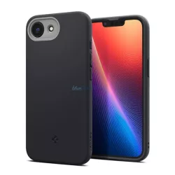   HUSĂ! - SPIGEN NANO POP Silicone Phone Protector (Camera Protector, MagSafe) Negru Apple iPhone 16e